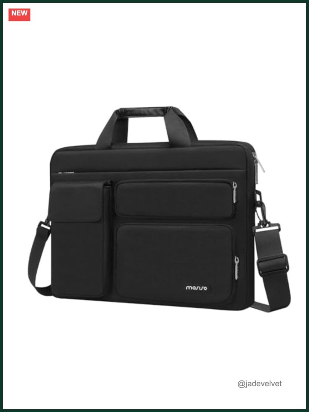 Laptop Shoulder Bag 15-16 inch Messenger Computer Case Polyester